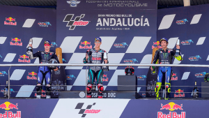 Podio de Yamaha en Jerez 2020